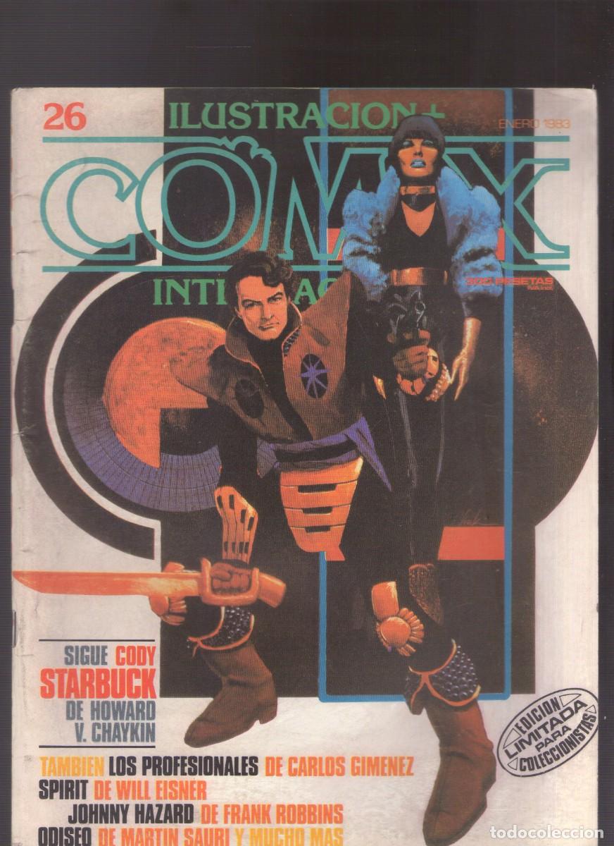 C&oacute;mics: Ac. Revista ILUSTRACION+ COMIX INTERNACIONAL - N.&ordm; 26 - Toutain Editor - Enero 1983