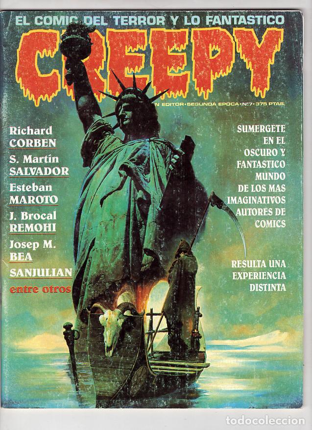 C&oacute;mics: CREEPY SEGUNDA EPOCA 2&ordf; EPOCA 07- EDICIONES TOUTAIN, GRAPA- LEE CONDICIONES