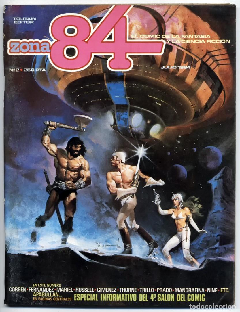 C&oacute;mics: COMIC FANTASIA CIENCIA FICCION ZONA 84 N&ordm; 2 ESPECIAL 4&ordm; SALON DEL COMIC TOUTAIN EDITOR 1984