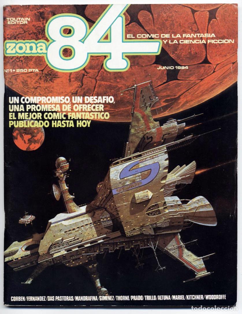 C&oacute;mics: COMIC FANTASIA CIENCIA FICCION ZONA 84 N&ordm; 1 TOUTAIN EDITOR CORBEN ALTUNA 1984 MUY BUENO