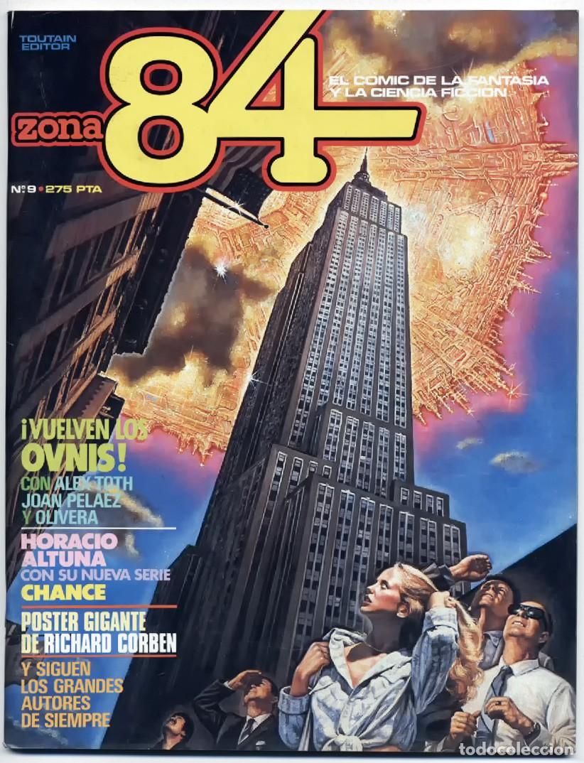 C&oacute;mics: COMIC FANTASIA CIENCIA FICCION ZONA 84 N&ordm; 9 TOUTAIN EDITOR CORBEN BERNET 1985 EXCELENTE