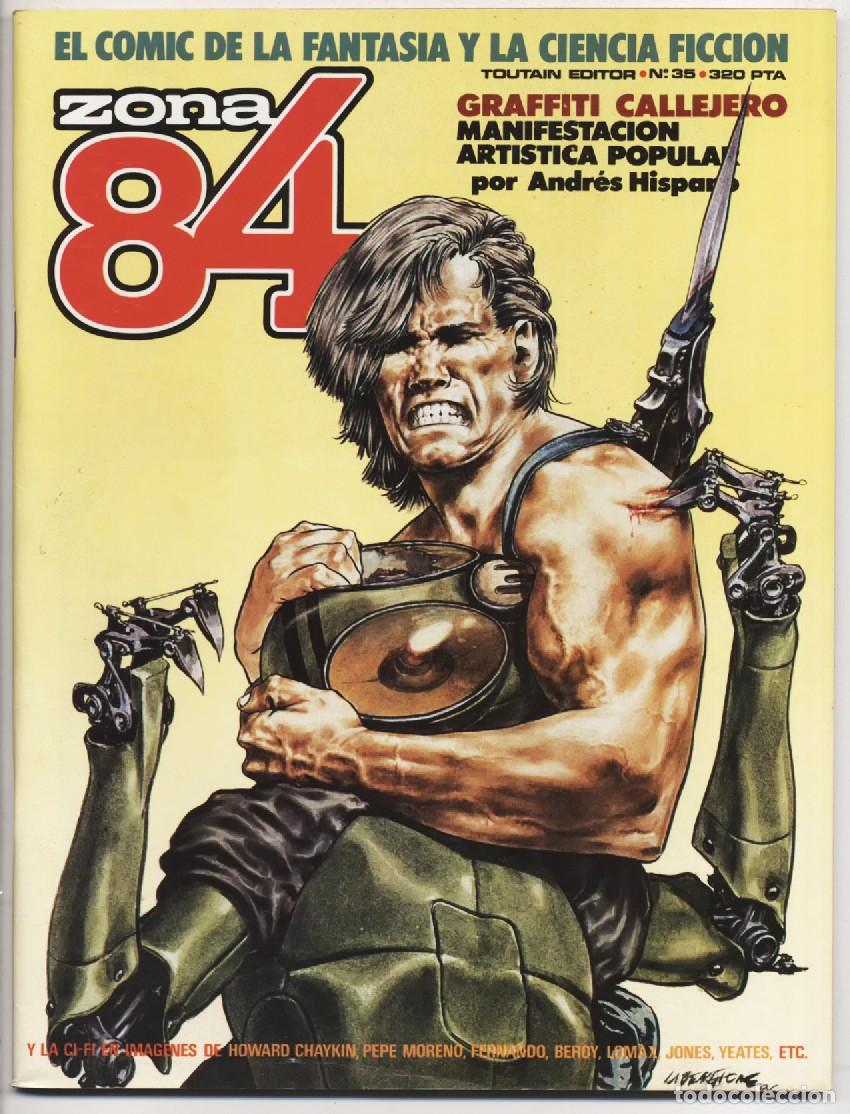 C&oacute;mics: COMIC FANTASIA CIENCIA FICCION ZONA 84 N&ordm; 35 TOUTAIN EDITOR LIBERATORE 1987 EXCELENTE