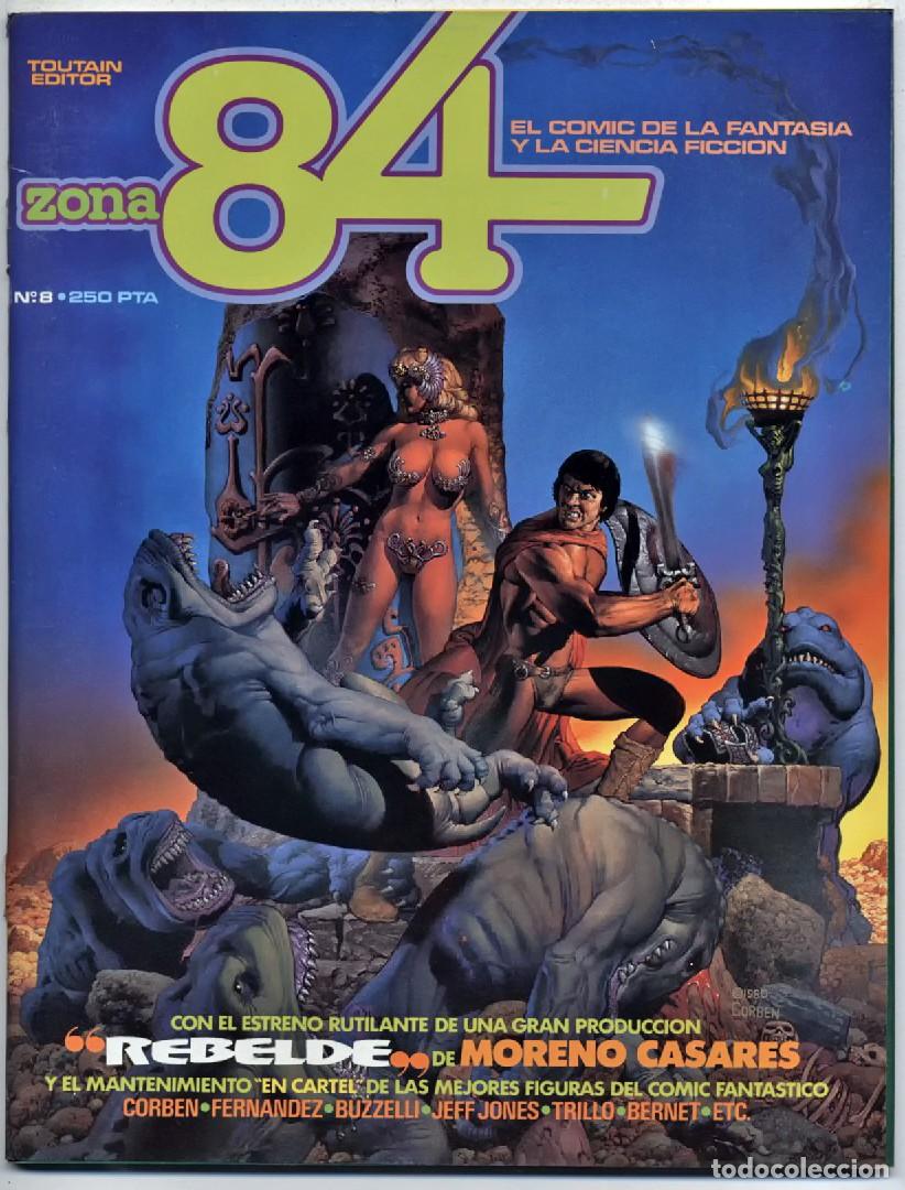 C&oacute;mics: COMIC FANTASIA CIENCIA FICCION ZONA 84 N&ordm; 8 TOUTAIN EDITOR BERNET JONES 1985 EXCELENTE