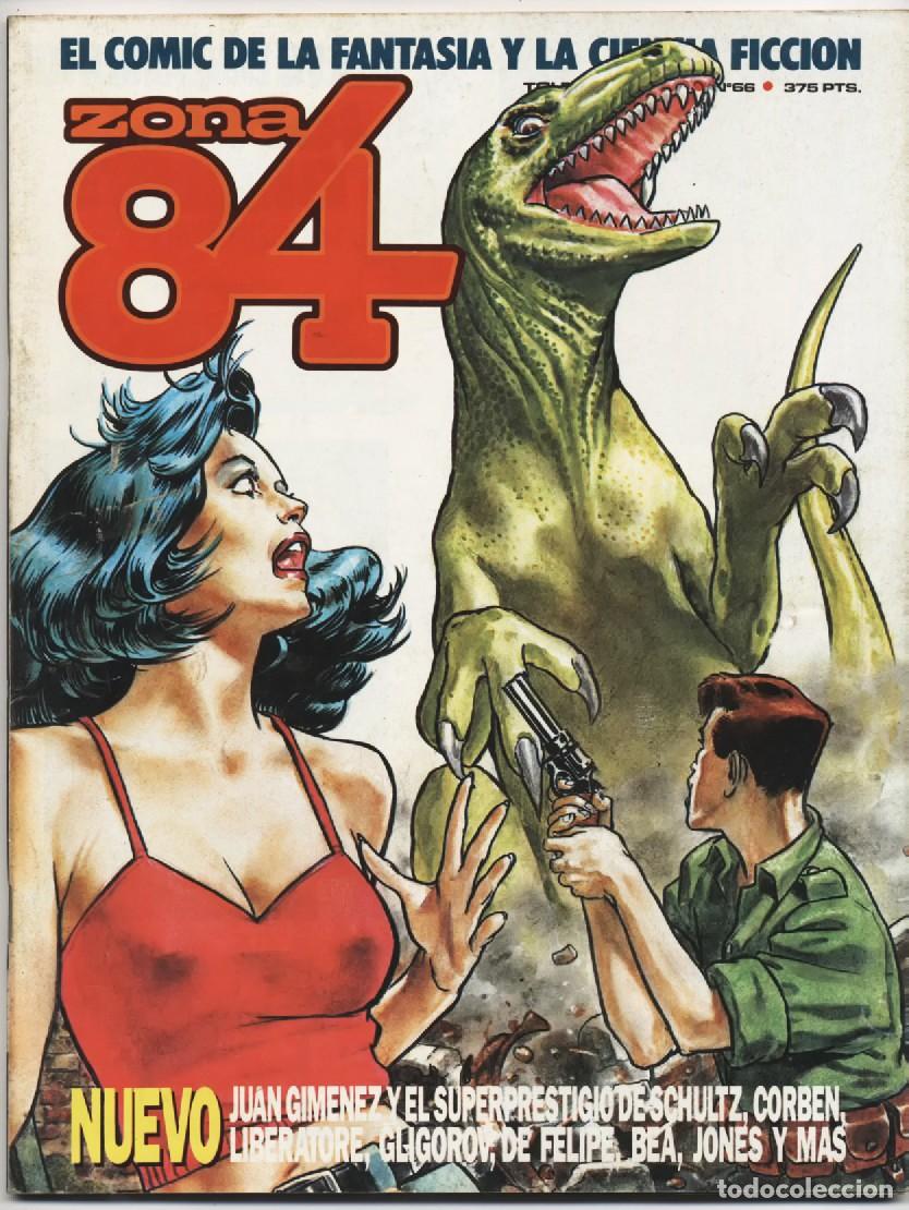 C&oacute;mics: COMIC FANTASIA CIENCIA FICCION ZONA 84 N&ordm; 66 TOUTAIN EDITOR CORBEN JONES 1989