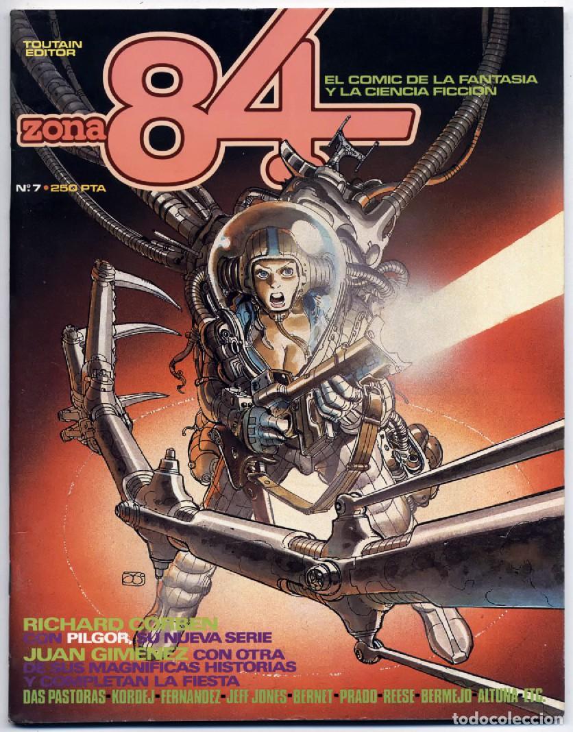 C&oacute;mics: COMIC FANTASIA CIENCIA FICCION ZONA 84 N&ordm; 7 TOUTAIN EDITOR CORBEN BERNET 1984 EXCELENTE