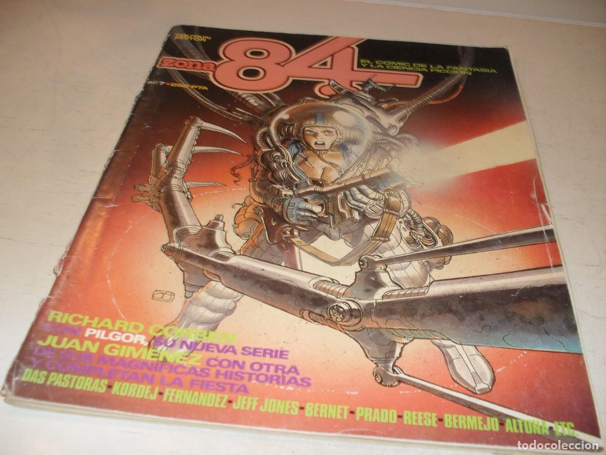 C&oacute;mics: ZONA 84 N&ordm; 7,CON PILGOR,DE RICHARD CORBEN,DE 96,TOUTAIN EDITOR,1984