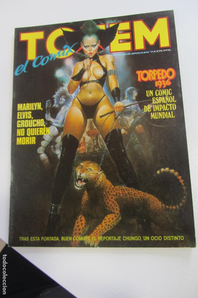 C&oacute;mics: REVISTA TOTEM EL COMIX N&ordm; 11 (TORPEDO 1936, TOPPI, MANARA, VUILLEMIN, LEVIS, ETC.) arx281