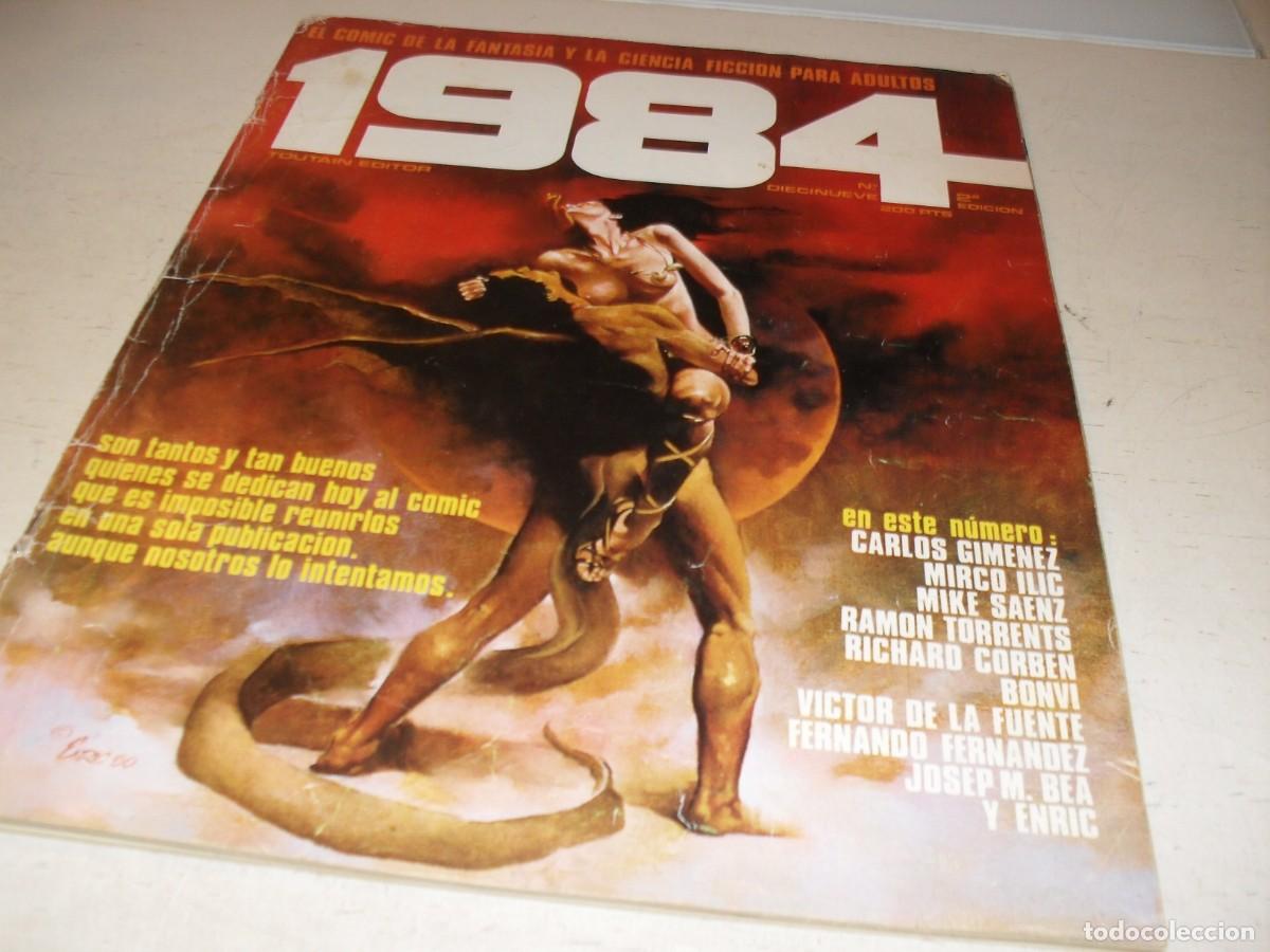 C&oacute;mics: 1984 N&ordm; 19,2&ordf; EDICION,CON LOS VIAJES DE SIMBAD,DE CORBEN,DE 64,TOUTAIN EDITOR,1978