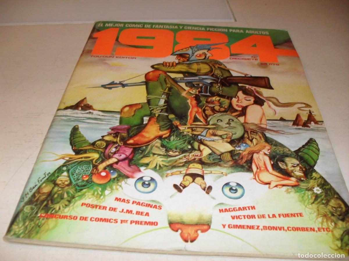 C&oacute;mics: 1984 N&ordm; 17.SIN EL POSTER,CON HISTORIAS DE LA TABERNA GALACTICA,DE BEA,DE 64,TOUTAIN EDITOR,1978