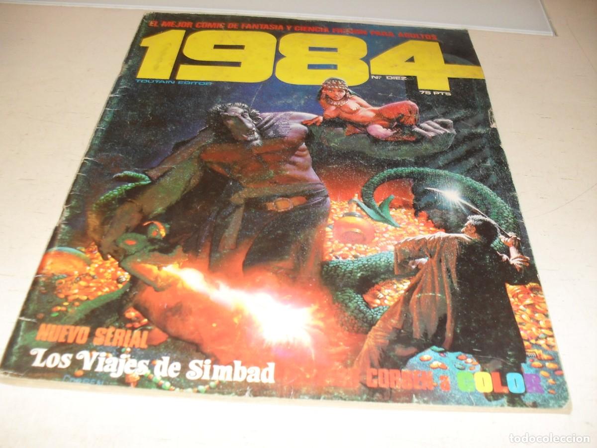 C&oacute;mics: 1984 N&ordm; 10,CON SIMBAD,DE RICHARD CORBEN,DE 64,TOUTAIN EDITOR,1978