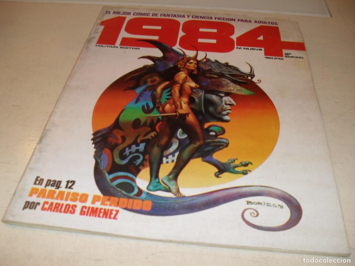 C&oacute;mics: 1984 N&ordm; 9,2&ordf; EDICION,CON PARAISO PERDIDO,DE CARLOS GIMENEZ,DE 64,TOUTAIN EDITOR,1978