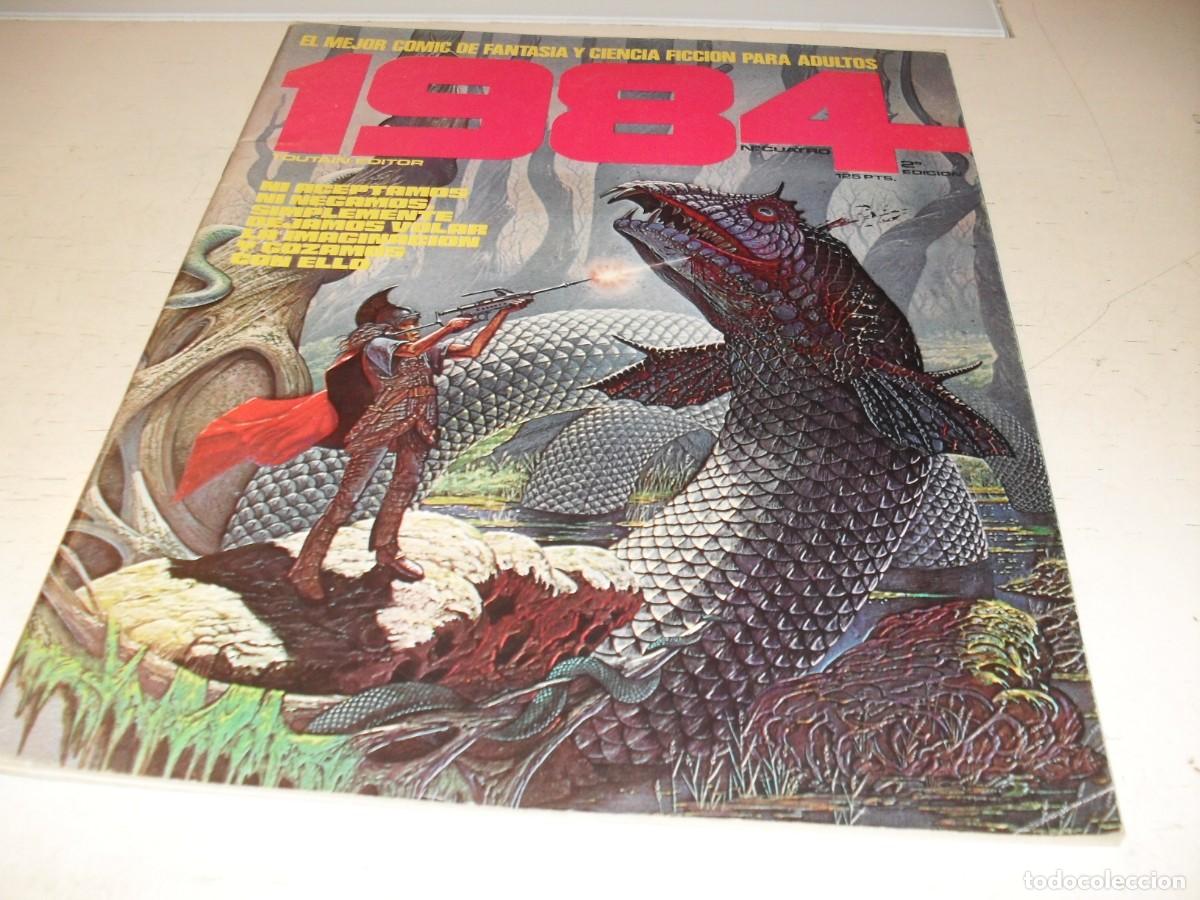 Fumetti: 1984 N&ordm; 4,2&ordf; EDICION,CON ESPECTACULAR PORTADA DOBLE,DE 64,TOUTAIN EDITOR,1978