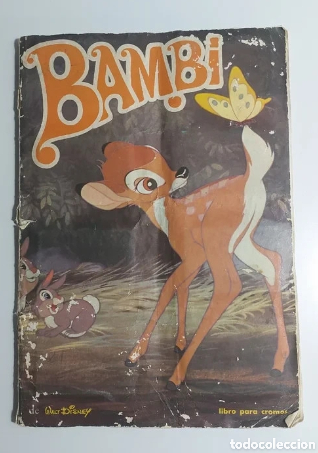 C&oacute;mics: &Aacute;lbum Bambi Walt Disney antiguo Fher casi completo