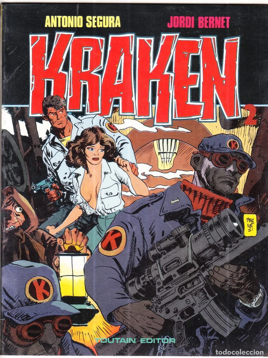 C&oacute;mics: KRAKEN 2 de Jordi Bernet y Antonio Seguro. TOUTAIN, 1987.