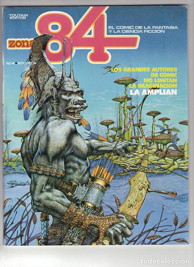 C&oacute;mics: ZONA 84 NUM 4 - EDICIONES TOUTAIN, GRAPA- LEE CONDICIONES