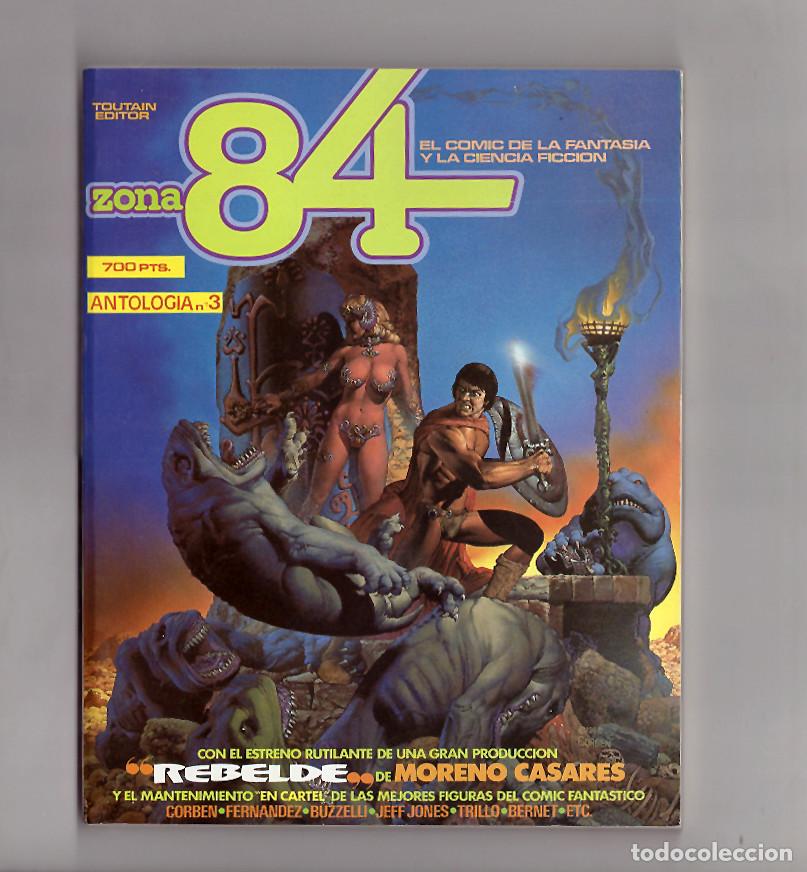 C&oacute;mics: ZONA 84 RETAPADO ANTOLOGIA 3 (INCLUYE 8, 9, 10) - EDICIONES TOUTAIN, R&Uacute;STICA- INCLUYE POSTER DEL 9