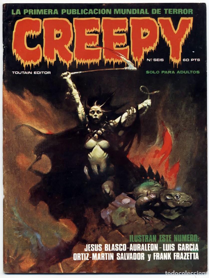 C&oacute;mics: CREEPY N&ordm; 6 PUBLICACION TERROR Y LO FANTASTICO TOUTAIN EDITOR 1979