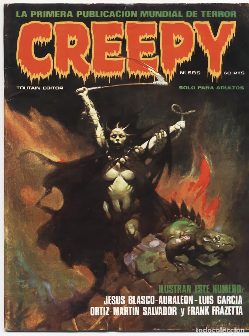 C&oacute;mics: CREEPY N&ordm; 6 PUBLICACION TERROR Y LO FANTASTICO TOUTAIN EDITOR 1979 BUEN ESTADO