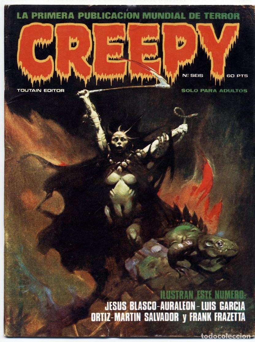 C&oacute;mics: CREEPY N&ordm; 6 PUBLICACION TERROR Y LO FANTASTICO TOUTAIN EDITOR 1979 BUEN ESTADO
