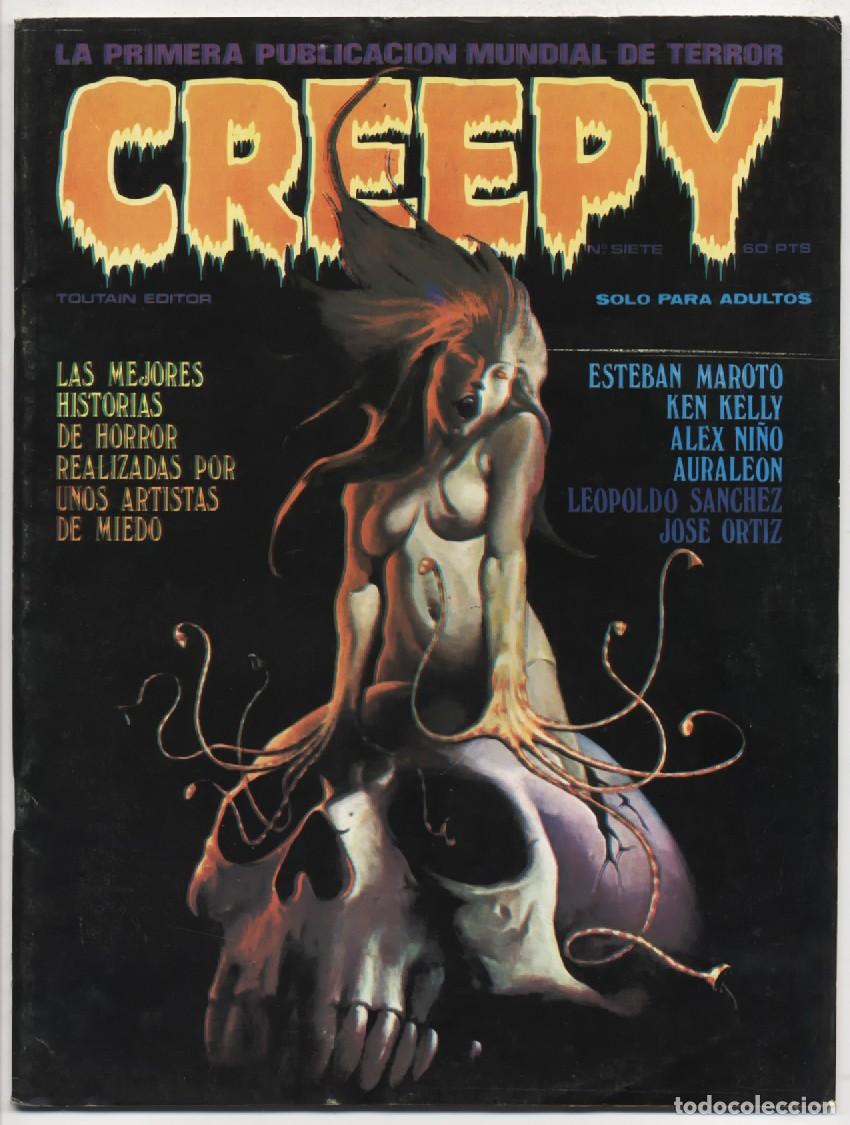 C&oacute;mics: CREEPY N&ordm; 7 PUBLICACION TERROR Y LO FANTASTICO TOUTAIN MAROTO AURALEON 1979