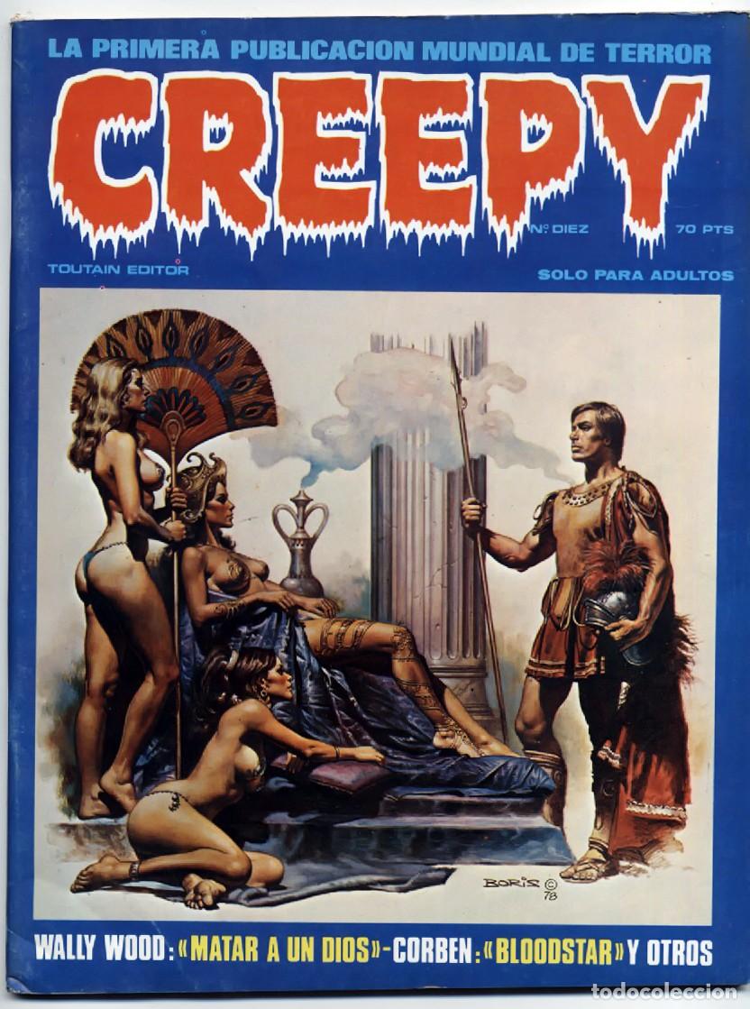 C&oacute;mics: CREEPY N&ordm; 10 PUBLICACION TERROR Y LO FANTASTICO TOUTAIN EDITOR CORBEN FONT SOL&Eacute; 1980