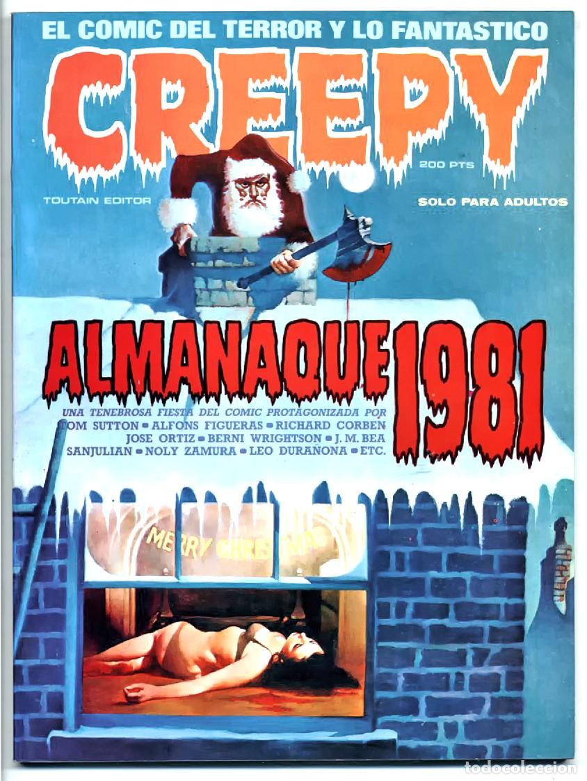 C&oacute;mics: CREEPY ALMANAQUE 1981 TOUTAIN EDITOR RICHARD CORBEN JOSE ORTIZ BERNI WRIGHTSON BUEN ESTADO