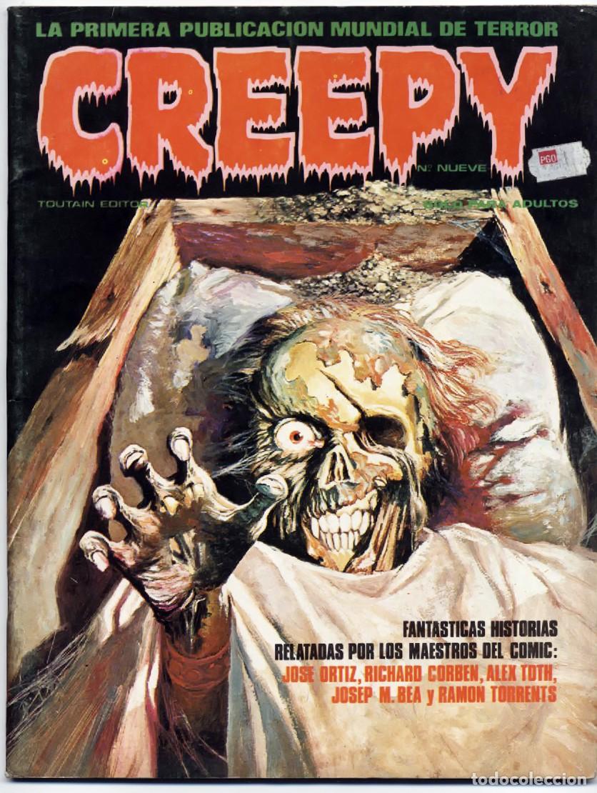C&oacute;mics: CREEPY N&ordm; 10 PUBLICACION TERROR Y LO FANTASTICO TOUTAIN EDITOR CORBEN FONT SOL&Eacute; 1980