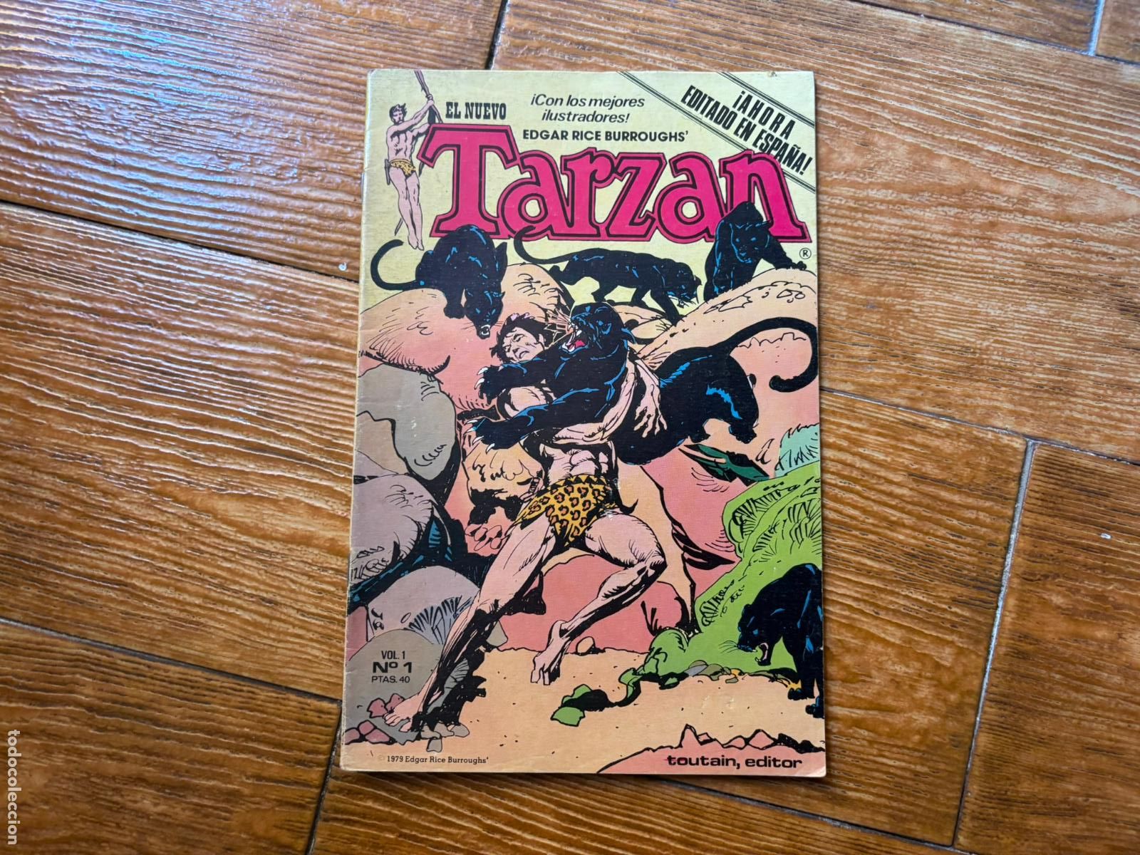C&oacute;mics: EL NUEVO TARZ&Aacute;N N&ordm; 1 VOLUMEN 1 TOUTAIN EDITOR - A&Ntilde;O 1979
