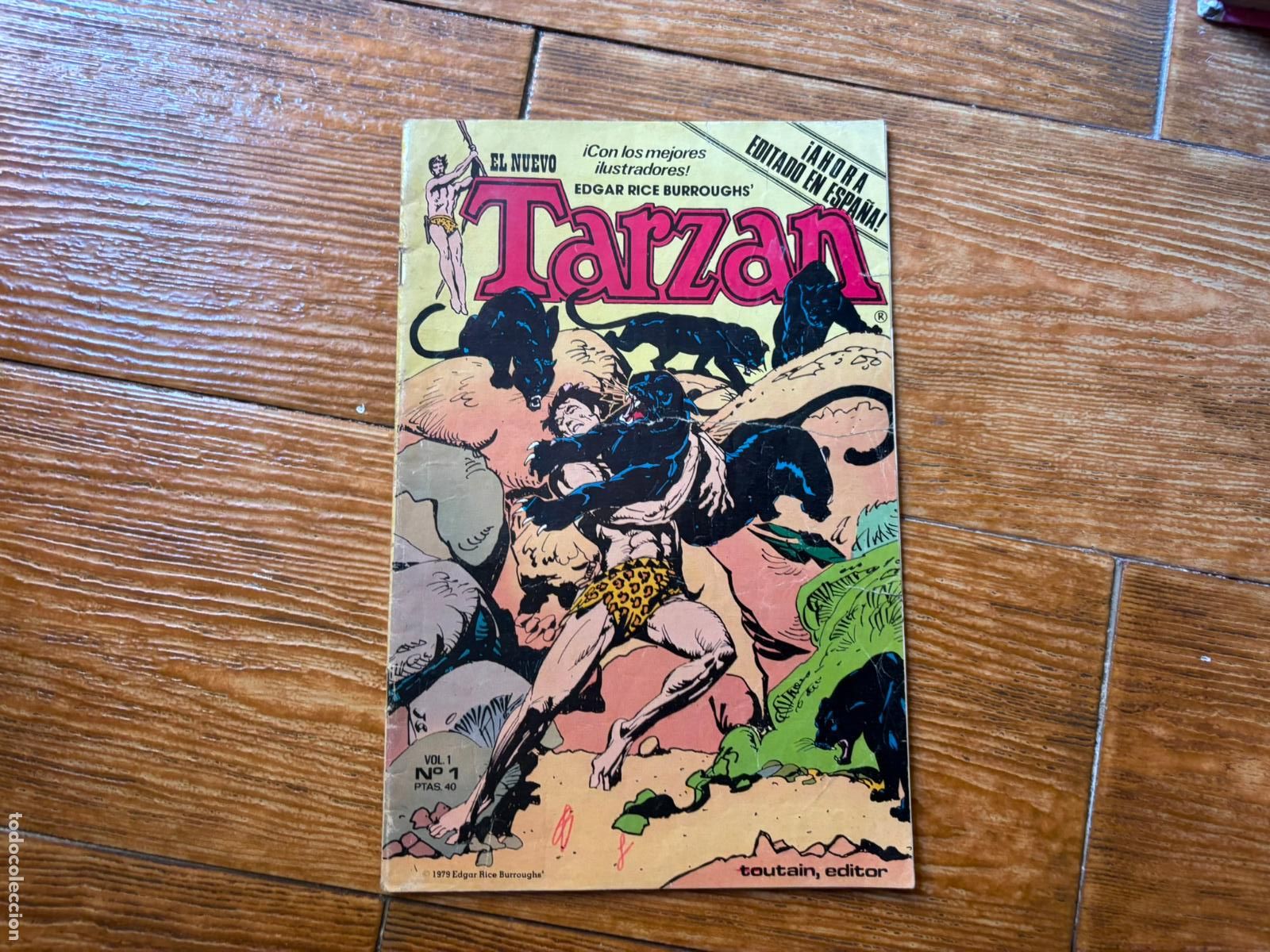 C&oacute;mics: EL NUEVO TARZ&Aacute;N N&ordm; 1 VOLUMEN 1 TOUTAIN EDITOR - A&Ntilde;O 1979
