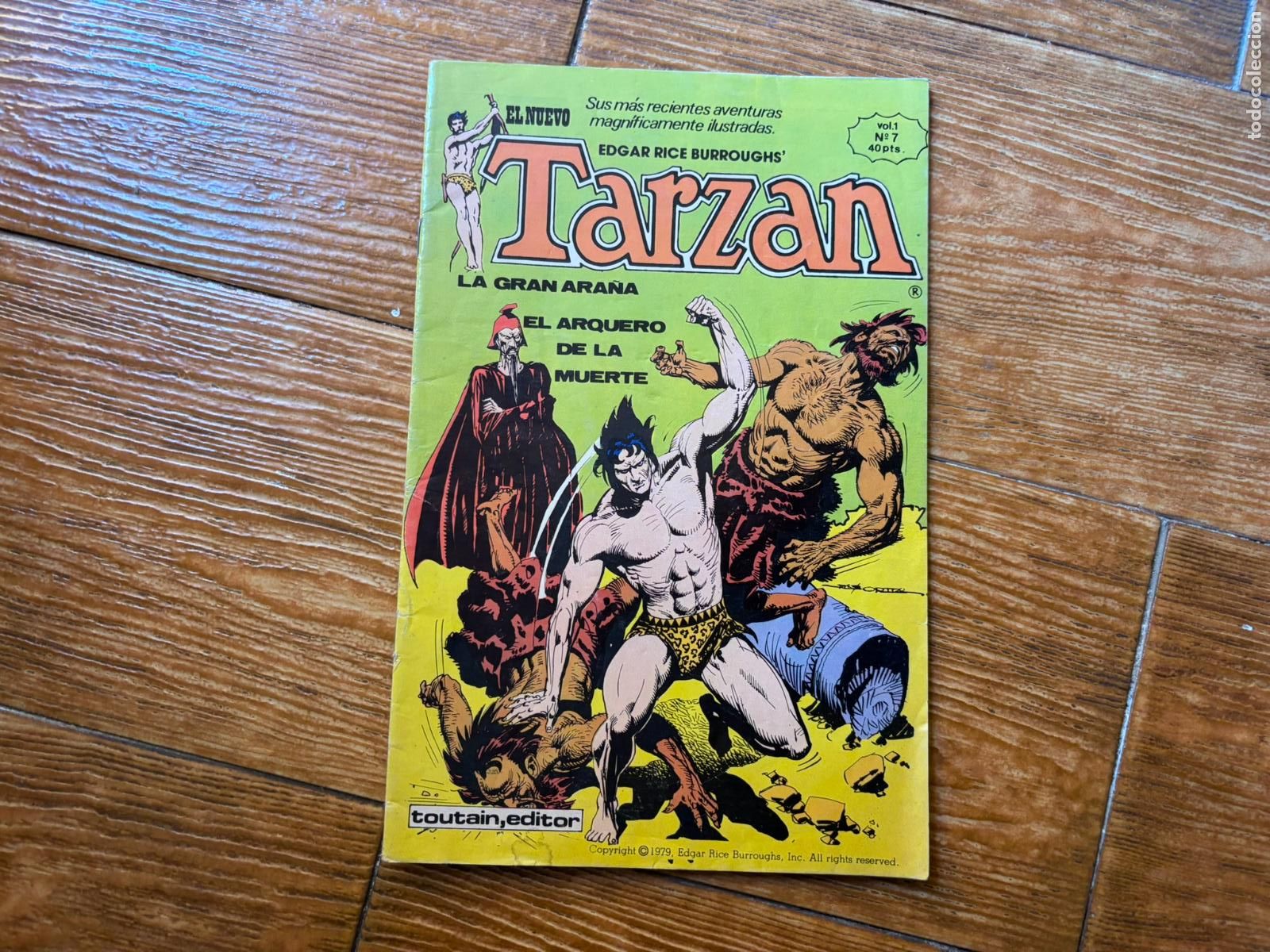 C&oacute;mics: EL NUEVO TARZ&Aacute;N N&ordm; 7 VOLUMEN 1 TOUTAIN EDITOR - A&Ntilde;O 1979
