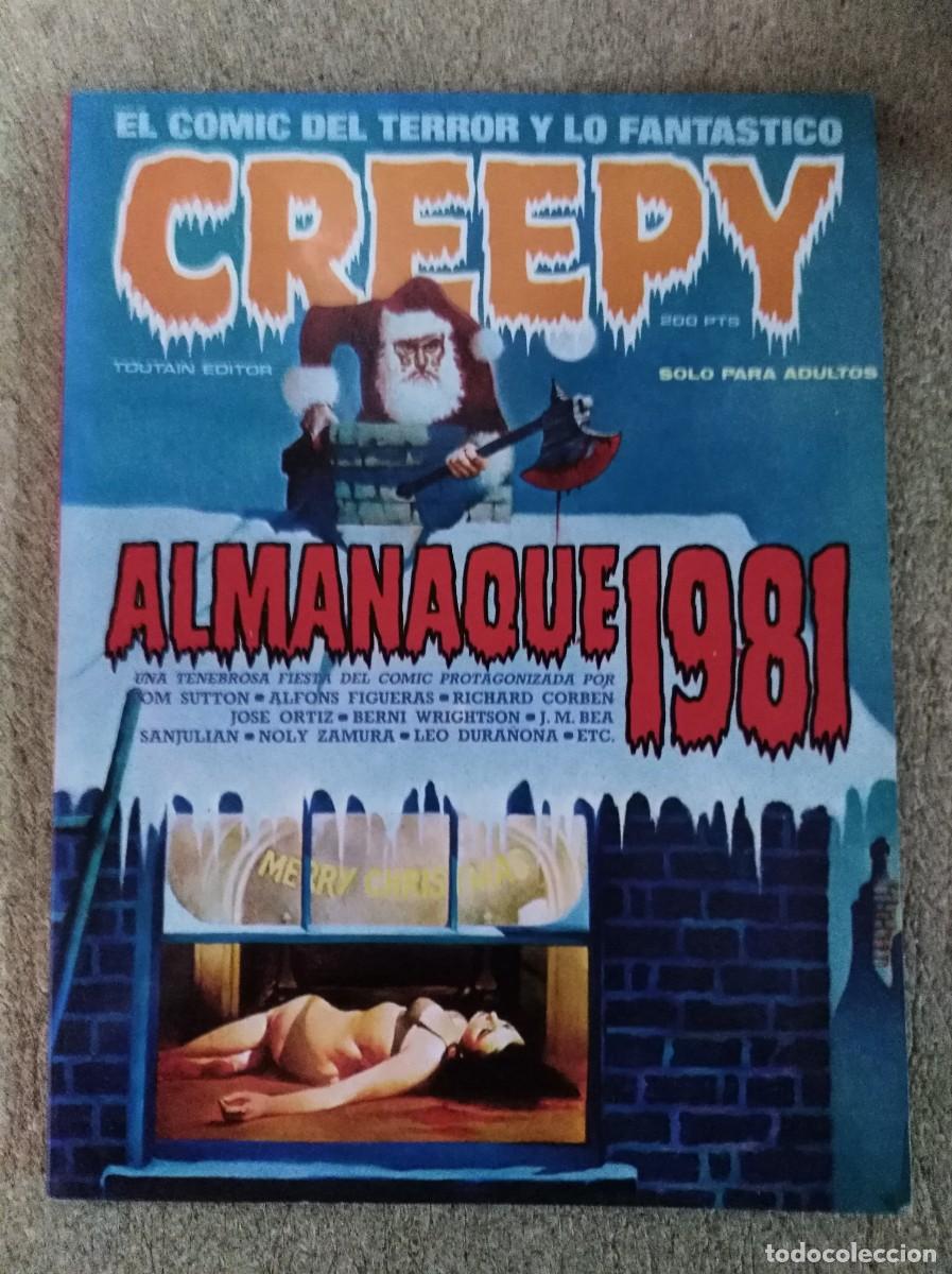 C&oacute;mics: Creepy almanaque 1981.Toutain
