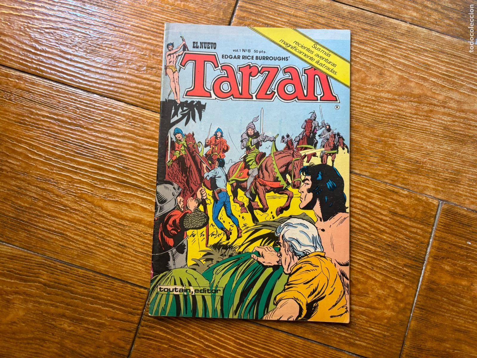 C&oacute;mics: EL NUEVO TARZ&Aacute;N N&ordm; 8 VOLUMEN 1 TOUTAIN EDITOR - A&Ntilde;O 1979