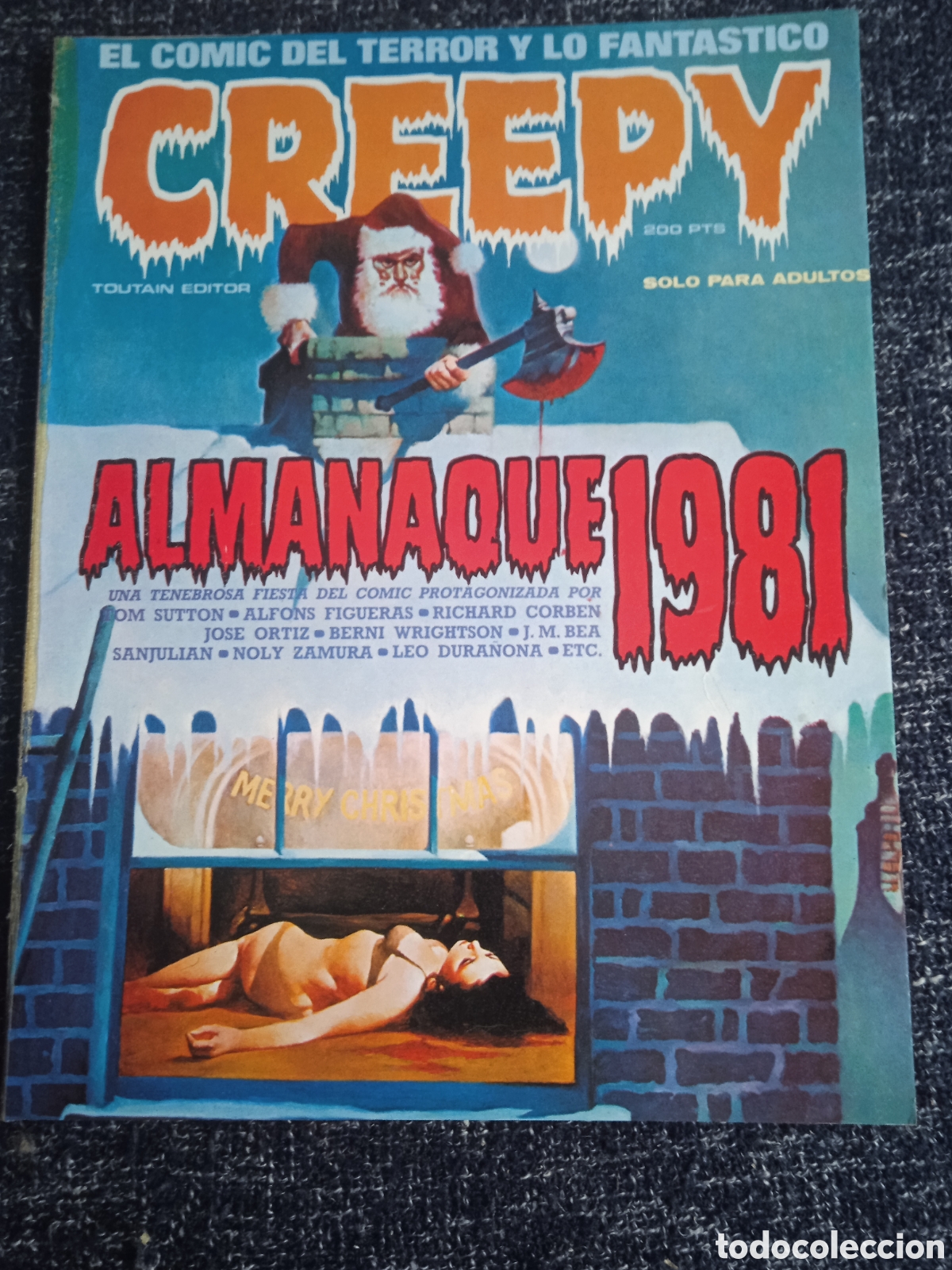 C&oacute;mics: CREEPY ALMANAQUE 1981 -ED. TOUTAIN A&Ntilde;OS 80 ( TERROR )