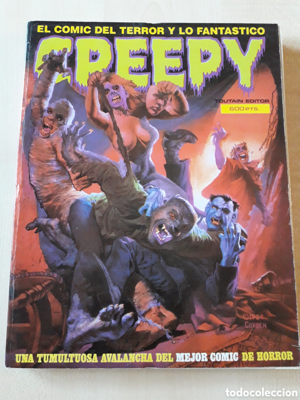 C&oacute;mics: CREEPY TOMO CON LOS N&Uacute;MEROS 69,70,71 y 72