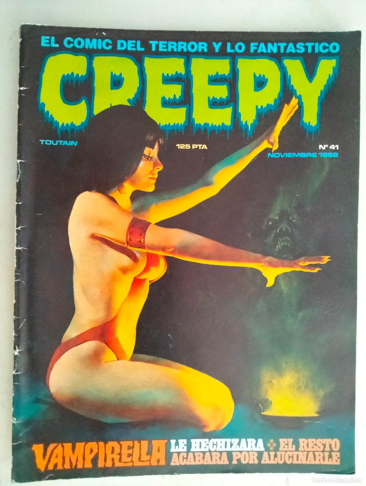 Comics: CREEPY N&ordm; 41, COMICS PARA ADULTOS, EDITA TOUTAIN, A&Ntilde;O 1982