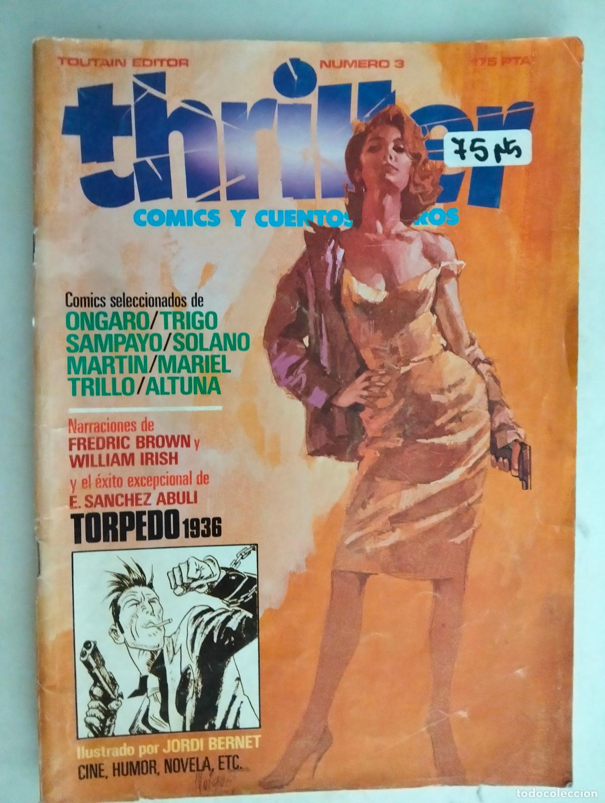 Comics: THRILLER N&ordm; 3, TOUTAIN EDITOR, A&Ntilde;O 1964