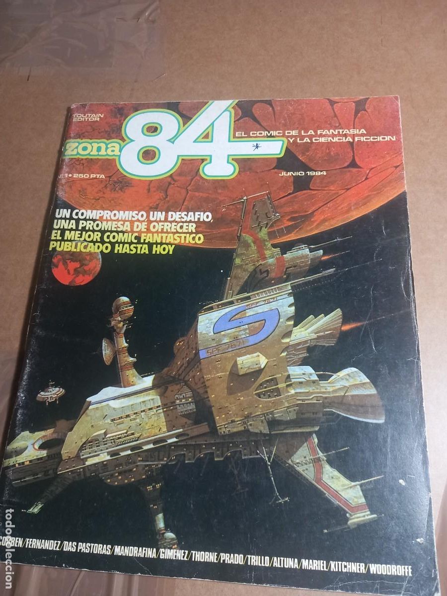 Comics: ZONA 84 N&deg; 1 COMIC FANTASIA CIENCIA FICCION TOUTAIN