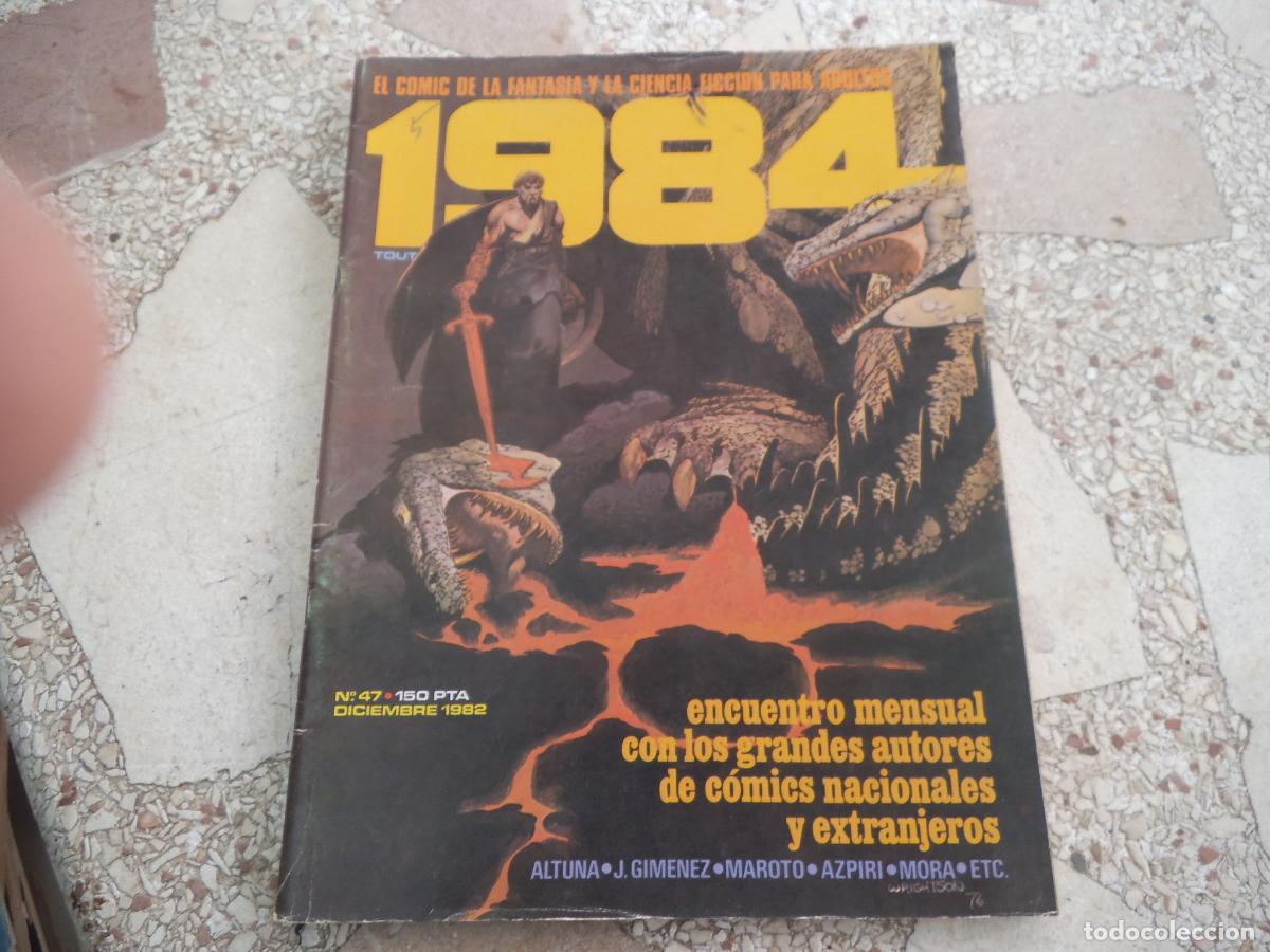 C&oacute;mics: comic, 1984 n&ordm; 47, el comic de fantasia y la ciencia ficcion para adultos