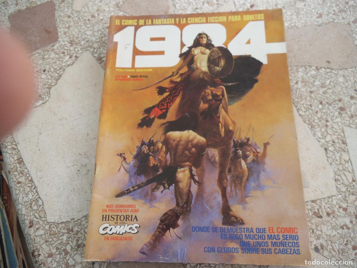 C&oacute;mics: comic, 1984 n&ordm; 48, el comic de fantasia y la ciencia ficcion para adultos, toutain,