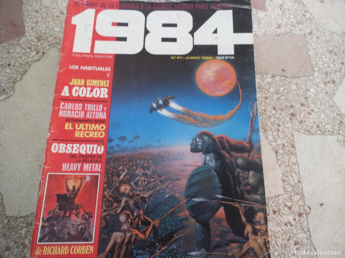 Comics: comic, 1984 n&ordm; 41, el comic de fantasia y la ciencia ficcion para adultos, toutain,
