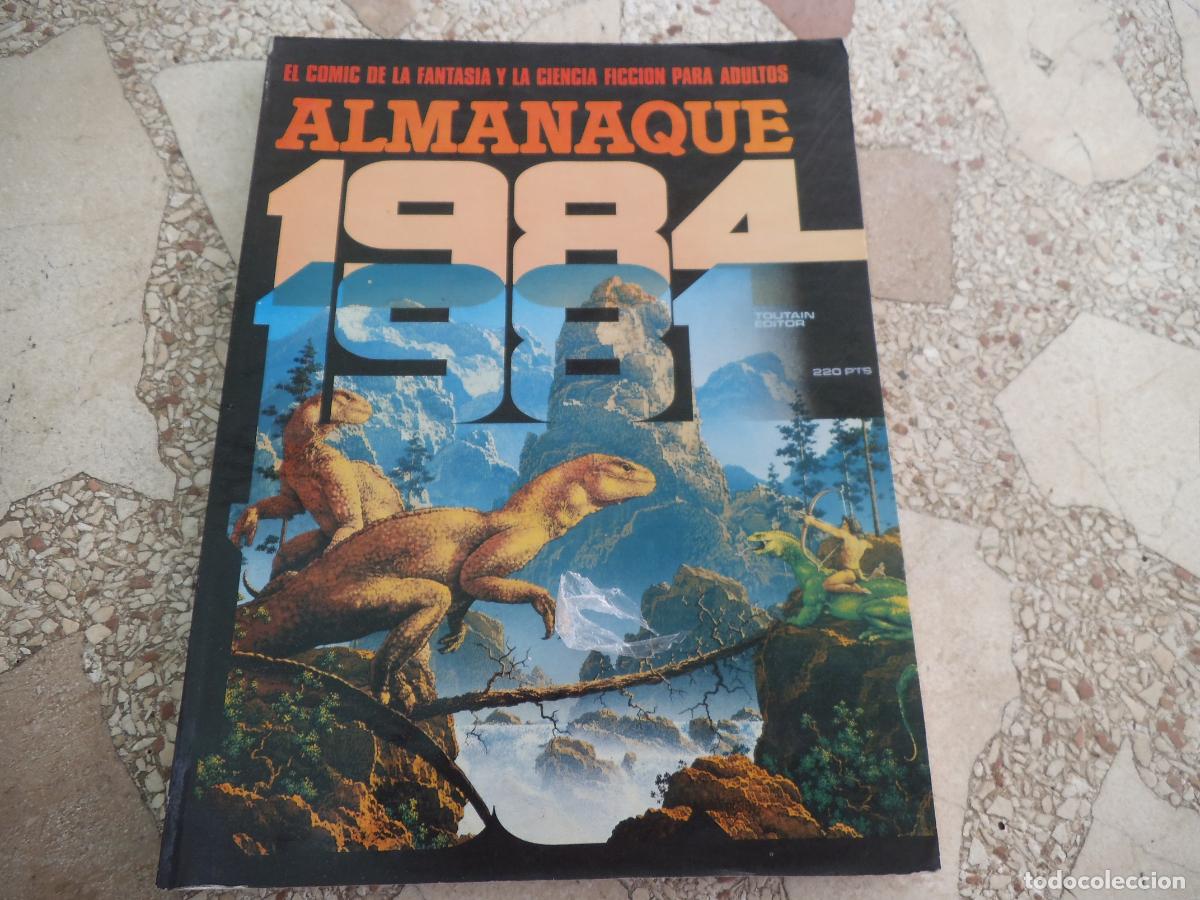 Comics: comic, almanaque 1981, 1984, el comic de fantasia y la ciencia ficcion para adultos, toutain,