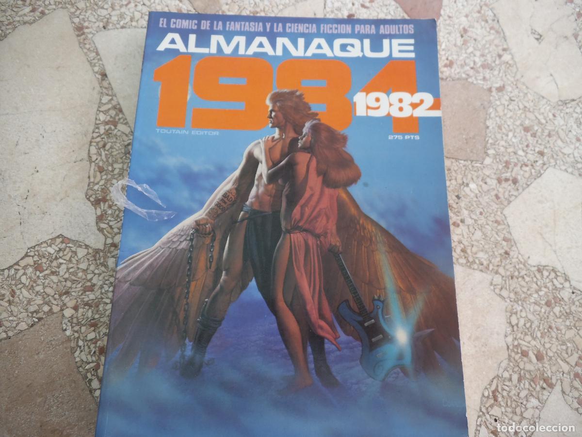 Fumetti: comic, almanaque 1982, 1984, el comic de fantasia y la ciencia ficcion para adultos, toutain,