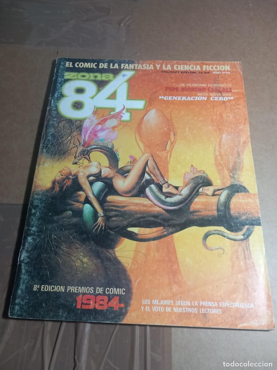 C&oacute;mics: ZONA 84 N&deg; 34 COMIC FANTASIA CIENCIA FICCION TOUTAIN