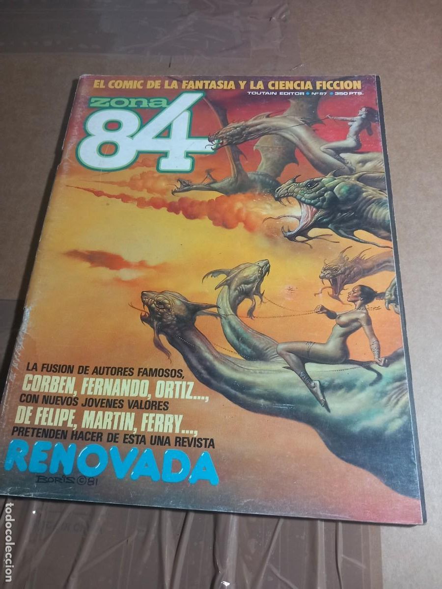 Comics: ZONA 84 N&deg; 57 COMIC FANTASIA CIENCIA FICCION TOUTAIN