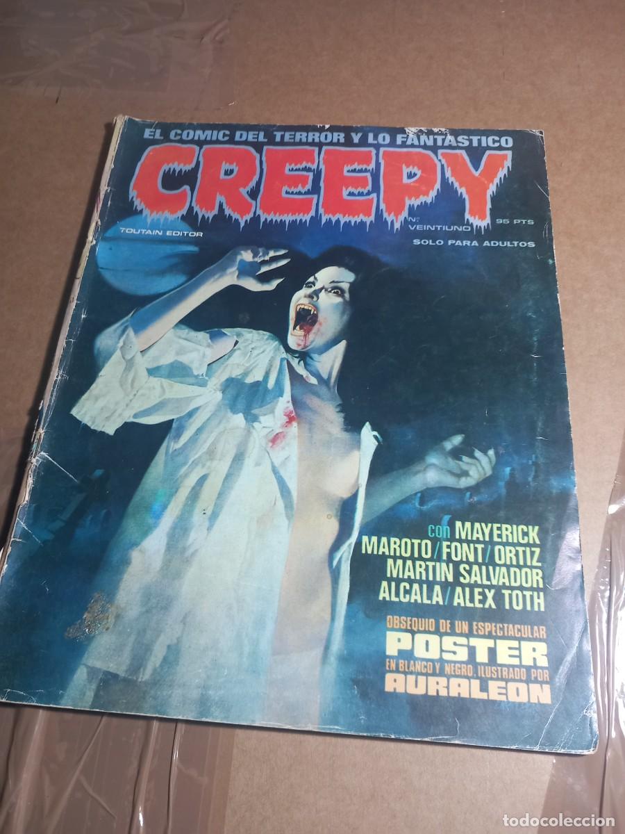 C&oacute;mics: REVISTA CREEPY N&deg; 21 TOUTAIN EDITOR