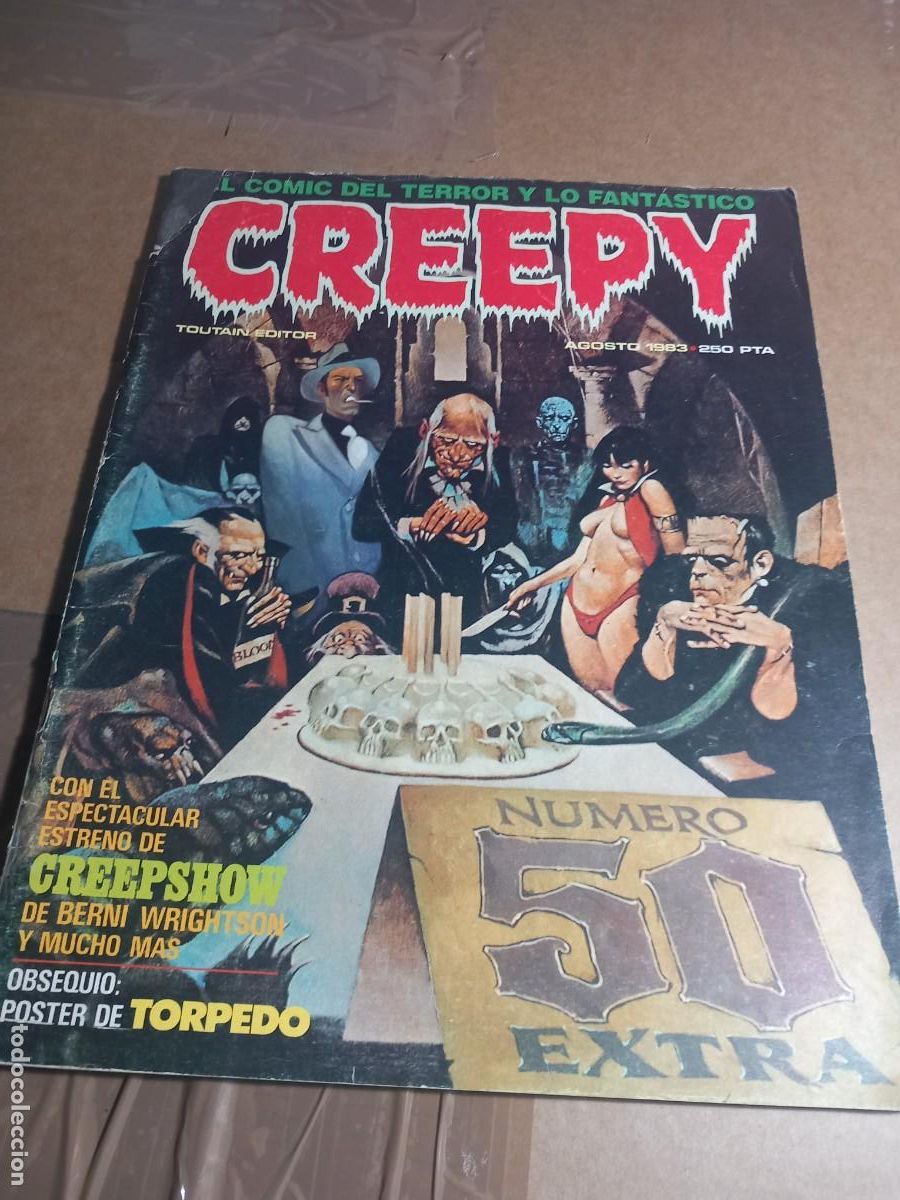 C&oacute;mics: REVISTA CREEPY N&deg; 50 TOUTAIN EDITOR