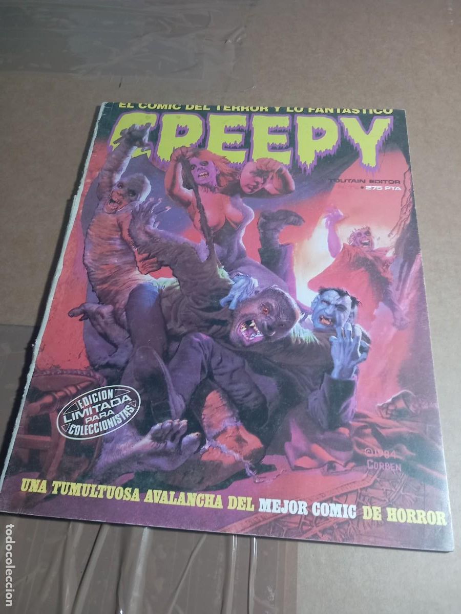 C&oacute;mics: REVISTA CREEPY N&deg; 72 TOUTAIN EDITOR