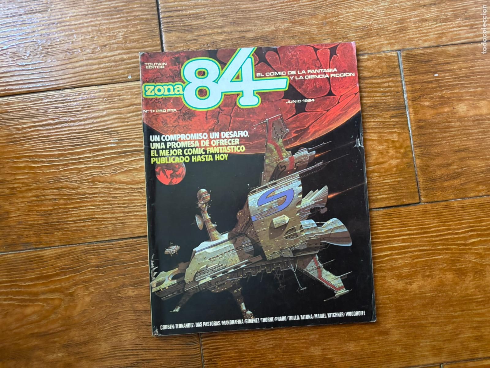 C&oacute;mics: ZONA 84 N&ordm; 1 EL COMIC DE LA FANTASIA Y LA CIENCIA FICCION EDITORIAL TOUTAIN