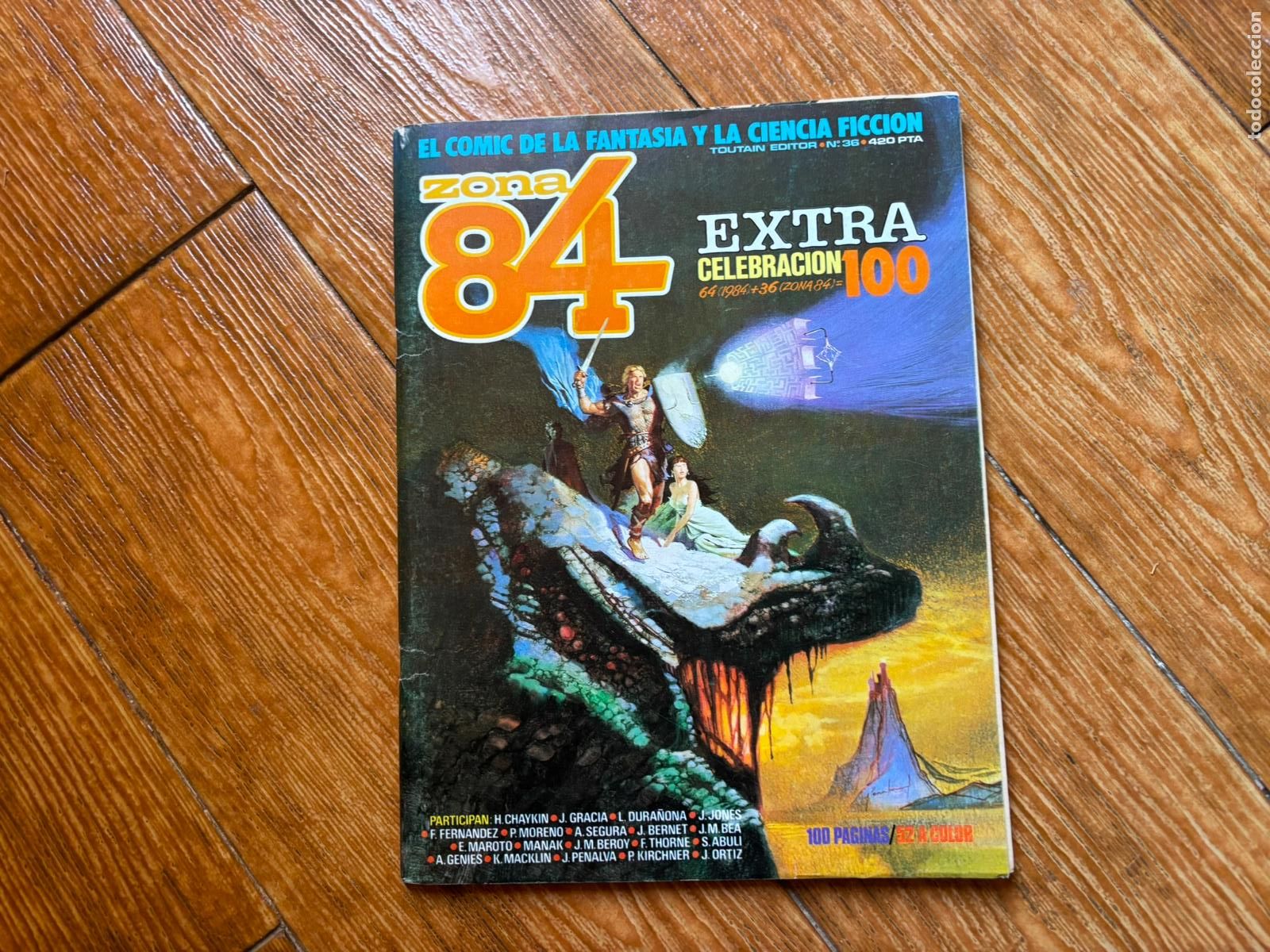 C&oacute;mics: ZONA 84 N&ordm; 36 EXTRA CELEBRACION 100 EL COMIC DE LA FANTASIA Y LA CIENCIA FICCION