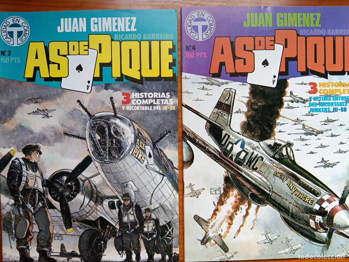 C&oacute;mics: &rdquo;As de Pique&rdquo;. Comic aviaci&oacute;n completo en 10 n&uacute;meros. - Foto 4